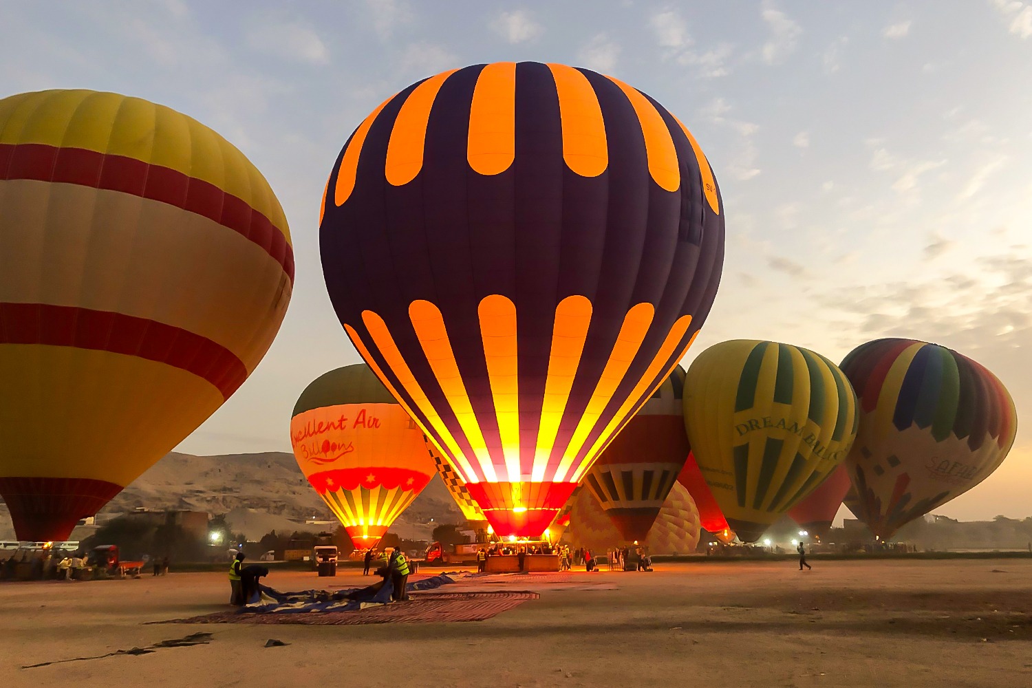 King's Valley & Karnak Tour | Hot air ballon Experience | From Cairo by Flight