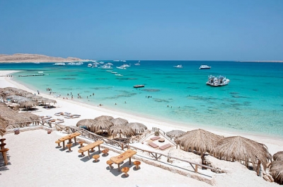 Paradise island from Safaga port